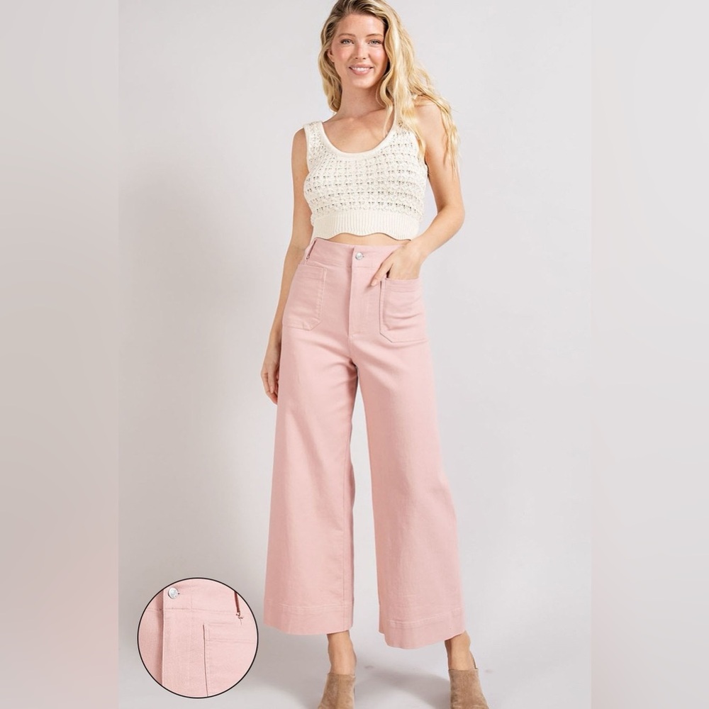 Soft Wash Wide Leg Jeans - eesome
